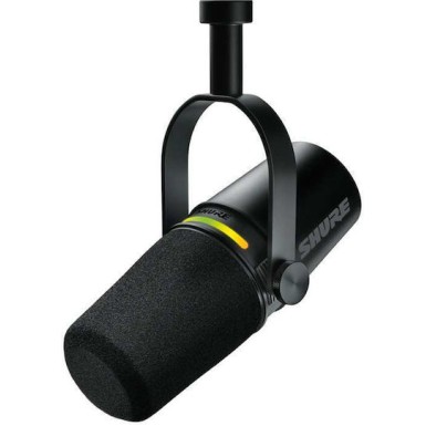 Shure MV7+K Δυναμικό Μικρόφωνο Shock Mounted για Φωνητικά