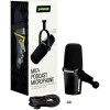 Shure MV7+K Δυναμικό Μικρόφωνο Shock Mounted για Φωνητικά