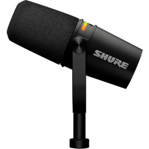 Shure MV7+K Δυναμικό Μικρόφωνο Shock Mounted για Φωνητικά