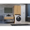 Topeshop Pola DD Ντουλάπι Μπάνιου Πλυντηρίου 64x30x183cm Oak