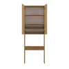Topeshop Pola DD Ντουλάπι Μπάνιου Πλυντηρίου 64x30x183cm Oak