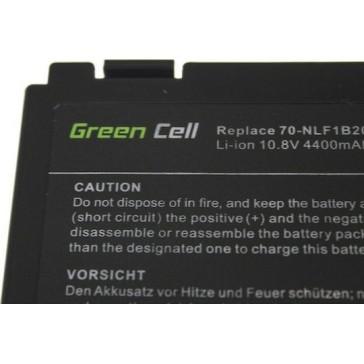 Green Cell Συμβατή Μπαταρία για Asus K40/K50/K50AB/K50C με 4400mAh