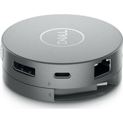 Dell DA310 USB-C Docking Station με HDMI/DisplayPort 4K PD Ethernet Ασημί