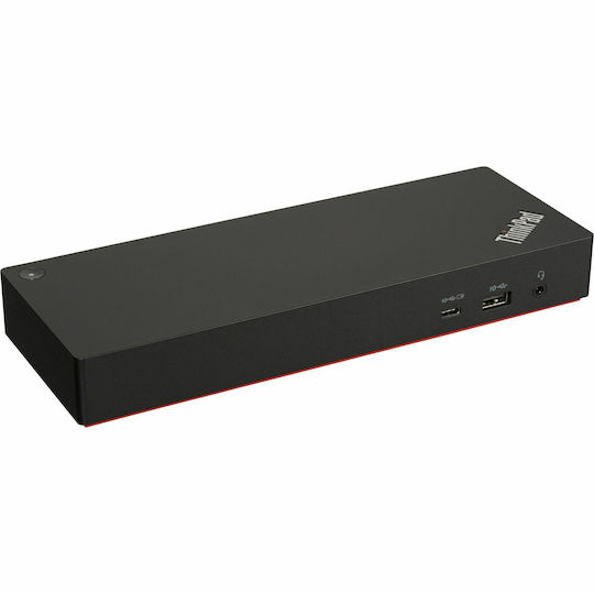 Lenovo ThinkPad Universal USB-C Docking Station με HDMI/DisplayPort 4K PD Ethernet και συνδεση 3 Οθονών Μαύρο