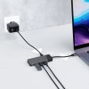 Green Cell HUBGC01 USB-C Docking Station με HDMI PD Γκρι
