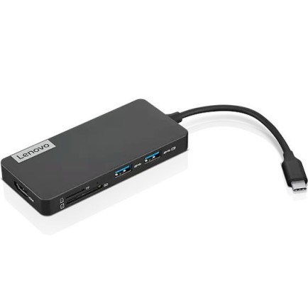 Lenovo USB-C Docking Station με HDMI 4K Μαύρο (GX90T77924)