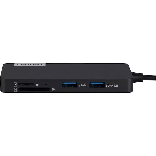 Lenovo USB-C Docking Station με HDMI 4K Μαύρο (GX90T77924)