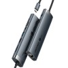 Vention 8-in-1 USB-C Docking Station με HDMI 4K PD Ethernet Γκρι