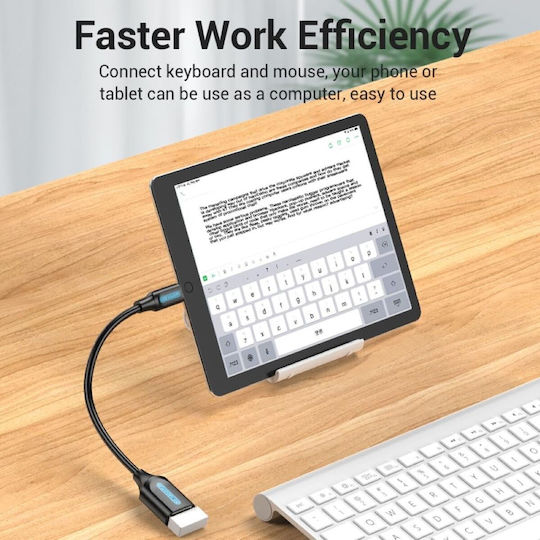 Vention 8-in-1 USB-C Docking Station με HDMI 4K PD Ethernet Γκρι