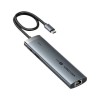 Vention USB-C Docking Station με 4K PD Ethernet Γκρι (TGVHB)