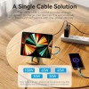 Vention USB-C Docking Station με 4K PD Ethernet Γκρι (TGVHB)