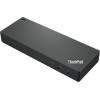 Lenovo ThinkPad USB-C Docking Station με HDMI/DisplayPort 4K PD Ethernet και συνδεση 3 Οθονών Μαύρο