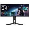 Gigabyte MO34WQC2 Ultrawide QD-OLED HDR Curved Gaming Monitor 34