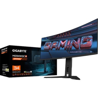 Gigabyte MO34WQC2 Ultrawide QD-OLED HDR Curved Gaming Monitor 34