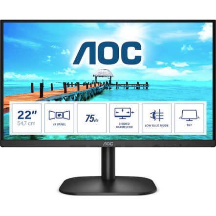 AOC 22B2H VA Monitor 21.5