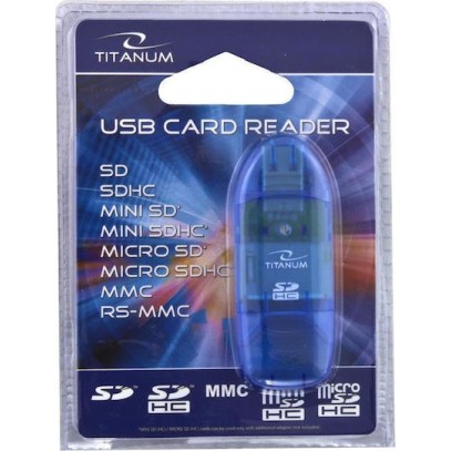 Esperanza TA101 Card Reader USB 2.0 για SD Μπλε