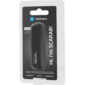 Natec Scarab 2 Card Reader USB 3.0 για SD/microSD