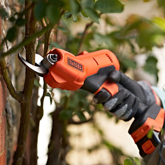 Black & Decker Ψαλίδι Κλαδέματος Μπαταρίας 18V 1x2Ah με Μέγιστη Διάμετρο Κοπής 25mm