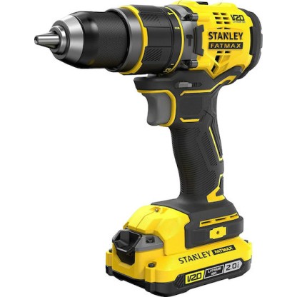 Stanley Fatmax Κρουστικό Δραπανοκατσάβιδο Μπαταρίας Brushless 18V 2x2Ah