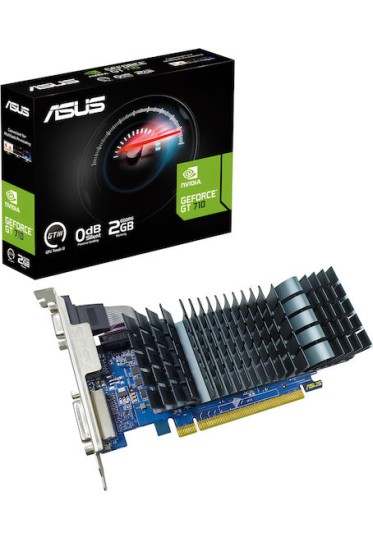 Asus GeForce GT 710 2GB GDDR3 Evo Κάρτα Γραφικών