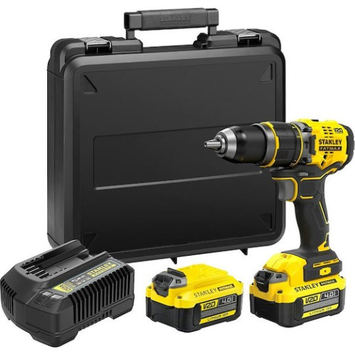 Stanley Fatmax Κρουστικό Δραπανοκατσάβιδο Μπαταρίας Brushless 18V 2x4Ah