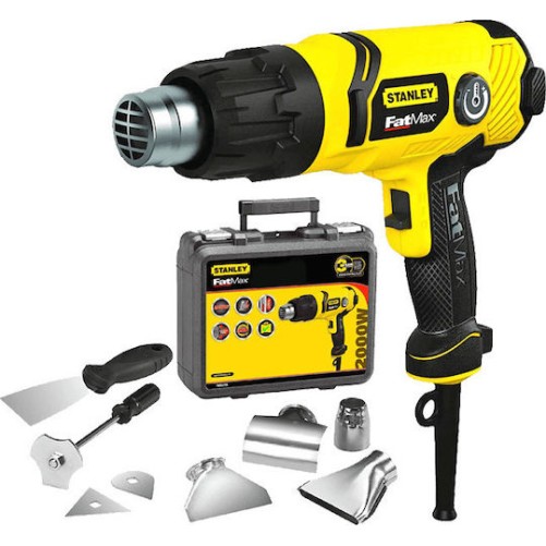 Stanley Πιστόλι Θερμού Αέρα 2000W με Ρύθμιση Θερμοκρασίας εως και 600°C