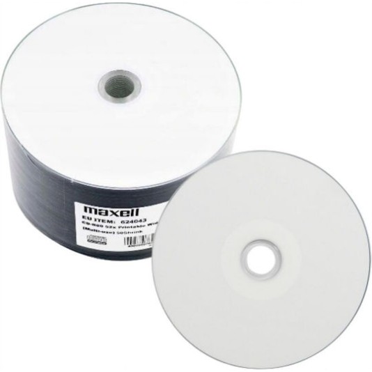 Maxell Εγγράψιμα CD-R 52x 700MB 50τμχ