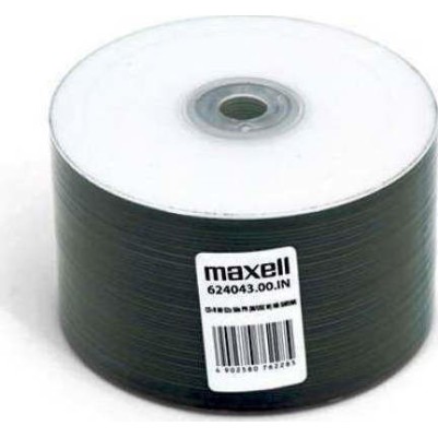 Maxell Εγγράψιμα CD-R 52x Printable 700MB Cake Box 50τμχ