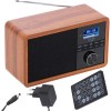 Adler AD1184 Επιτραπέζιο Ραδιόφωνο Ρεύματος DAB+ με Bluetooth και USB Καφέ