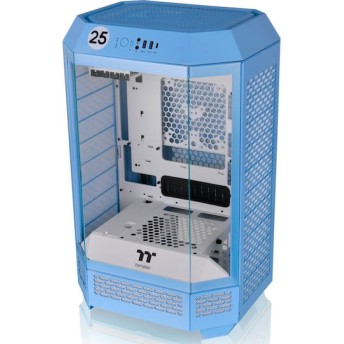 Thermaltake The Tower 300 Micro Tower Κουτί Υπολογιστή με Πλαϊνό Παράθυρο και RGB Φωτισμό Hydrangea Blue