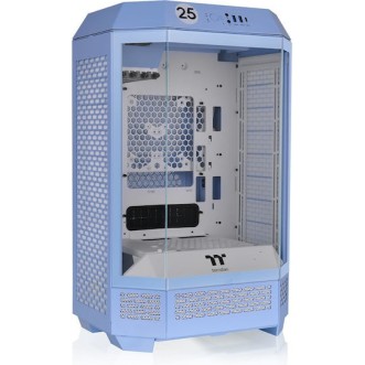 Thermaltake The Tower 300 Micro Tower Κουτί Υπολογιστή με Πλαϊνό Παράθυρο και RGB Φωτισμό Hydrangea Blue