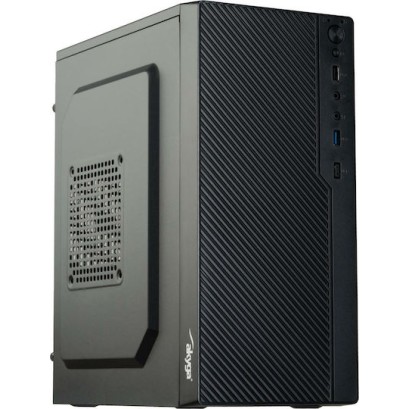 Akyga AK36BK Micro Tower Κουτί Υπολογιστή Μαύρο