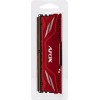 Afox XMP2 Red DDR4 με Module 1x16GB και Ταχύτητα 3200 για Desktop