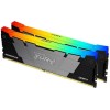 Kingston Fury Renegade Rgb DDR4 16GB RAM με 2x8GB Modules και Ταχύτητα 3200 για Desktop