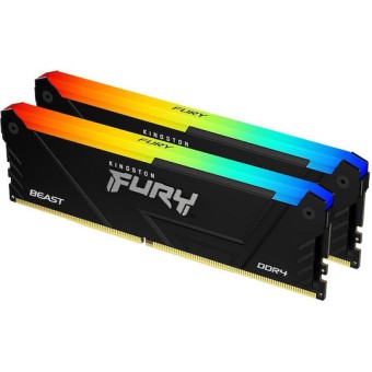 Kingston Fury Beast DDR4 16GB RAM με 2x8GB Modules και Ταχύτητα 3600 για Desktop