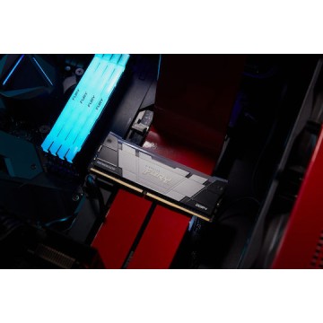 Kingston Fury Renegade Rgb DDR4 με Module 1x16GB και Ταχύτητα 3200 για Desktop