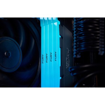 Kingston Fury Renegade Rgb DDR4 με Module 1x16GB και Ταχύτητα 3200 για Desktop