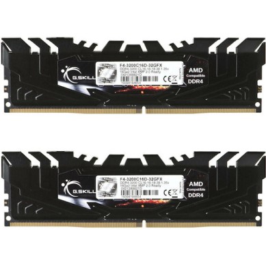 G.Skill Flare X DDR4 32GB RAM με 2x16GB Modules και Ταχύτητα 3200 για Desktop