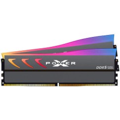 Silicon Power Storm RGB DDR5 32GB RAM με 2x16GB Modules και Ταχύτητα 6000 για Desktop
