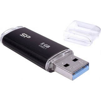 Silicon Power Blaze B02 8GB USB 3.1 Stick Μαύρο