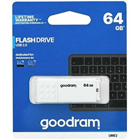 GoodRAM 64GB USB 2.0 Stick Λευκό