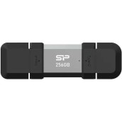 Silicon Power 256GB USB 2.0 Stick Ασημί
