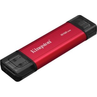 Kingston 512GB USB 3.2 SSD Stick με σύνδεση USB-C Μαύρο
