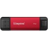 Kingston 1TB USB 3.2 SSD Stick με σύνδεση USB-C & USB-A Κόκκινο