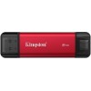 Kingston 2.0TB USB 3.2 SSD Stick με σύνδεση USB-C Μαύρο