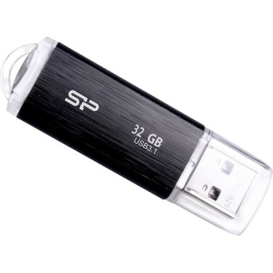 Silicon Power Blaze B02 32GB USB 3.1 Stick Μαύρο
