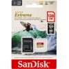 Sandisk Extreme microSDXC 128GB U3 V30 A2 UHS-I 190MB/s με αντάπτορα