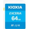 Kioxia EXCERIA microSDXC 64GB U1 UHS-I 100MB/s με αντάπτορα