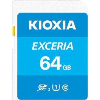 Kioxia EXCERIA microSDXC 64GB U1 UHS-I 100MB/s με αντάπτορα