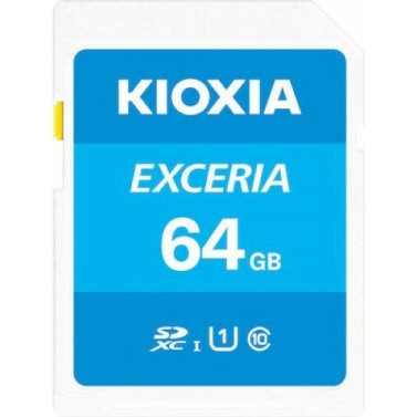 Kioxia EXCERIA microSDXC 64GB U1 UHS-I 100MB/s με αντάπτορα